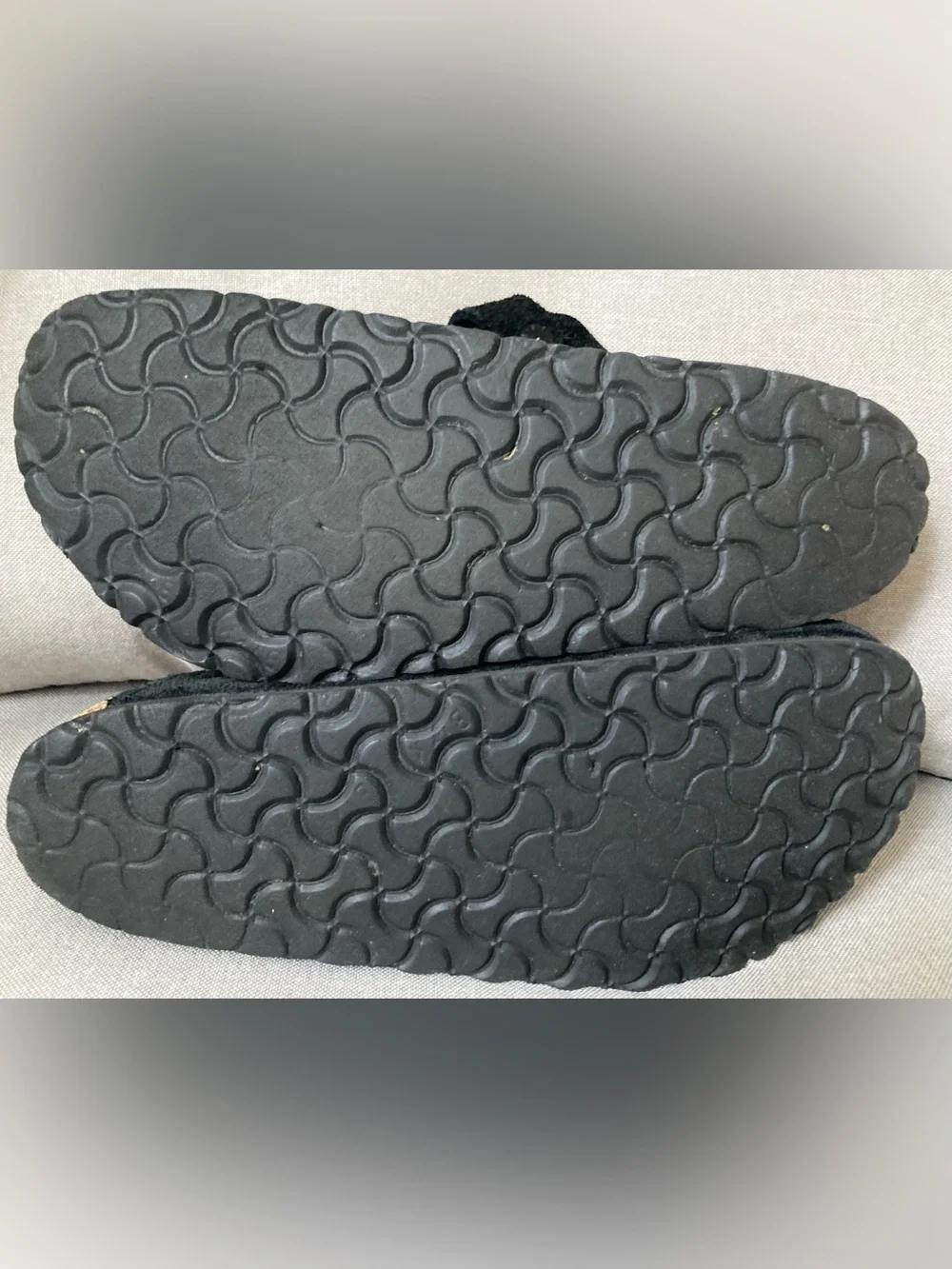 Birkenstock Boston Soft Footbed Black Suede Clogs EU 43 US Men 10 Women 12